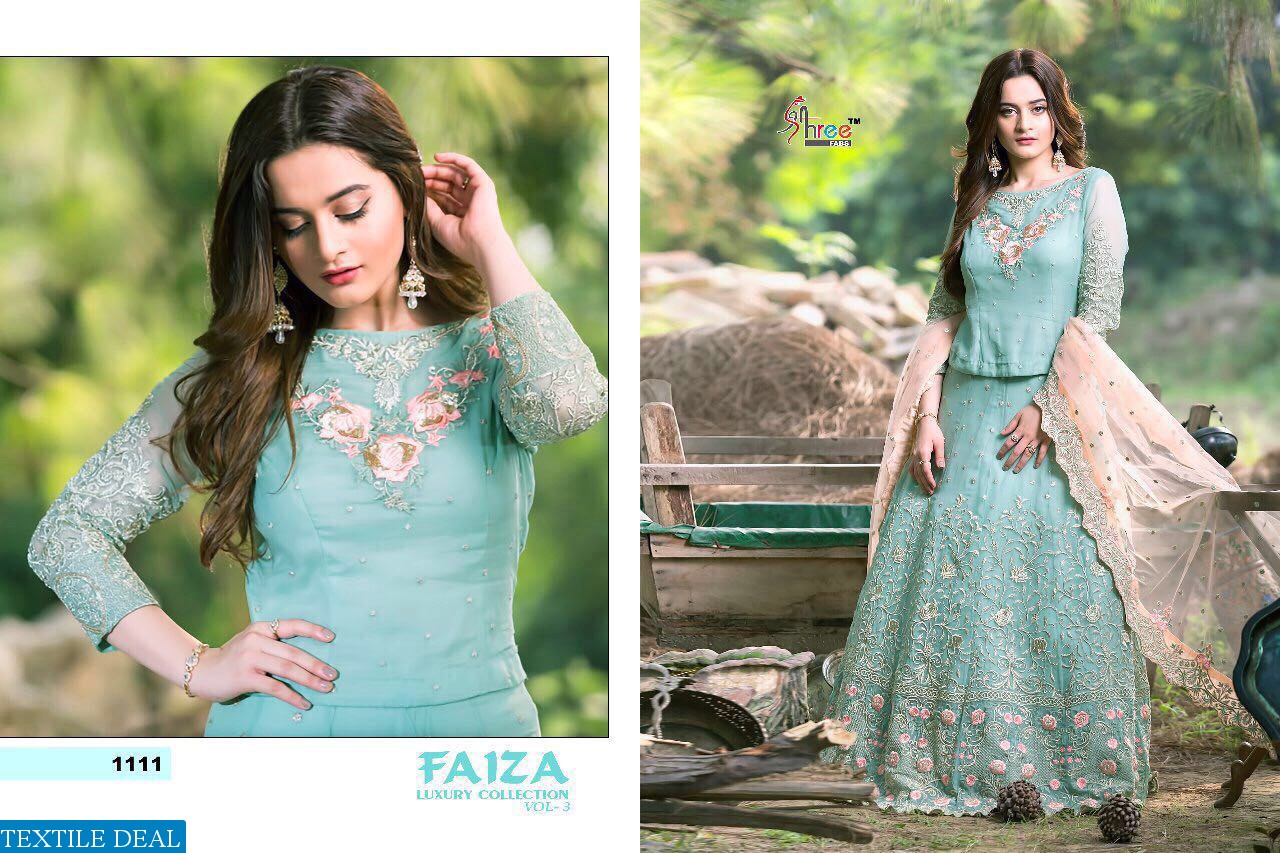 Faiza vol-3 Wholesale luxury collection Salwar suits